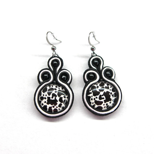 MAX - flakaté soutache náušnice — foto 2
