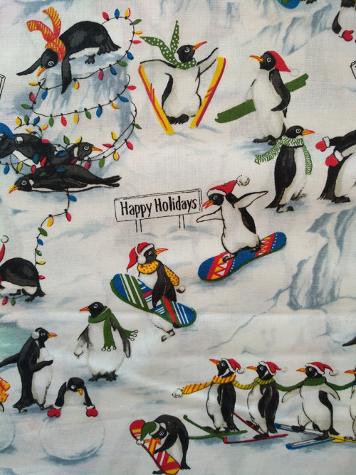 Vánoční sada látek Penguin — foto 2