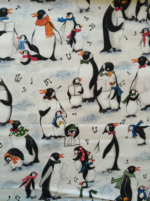 Vánoční sada látek Penguin — foto 3