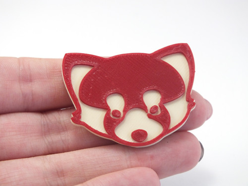 Panda červená ivory/ruby red — foto 2
