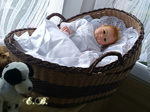 Dvoubarevná postýlka s úchyty — foto 4