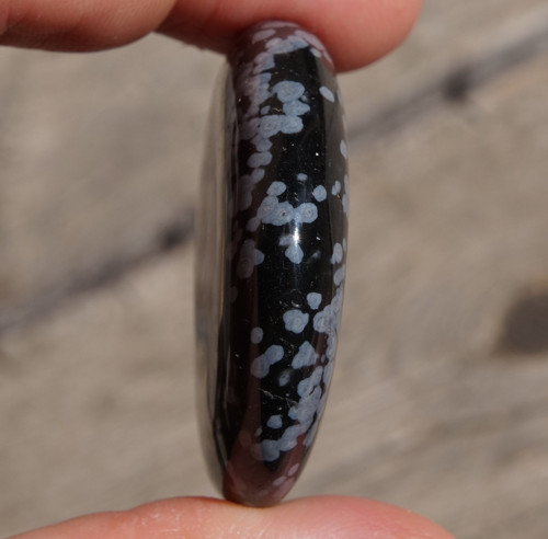 Placička - obsidián vločkový J2187 — foto 2