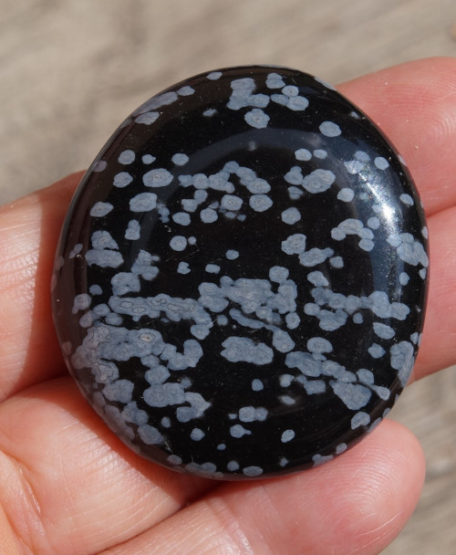 Placička - obsidián vločkový J2187 — foto 3