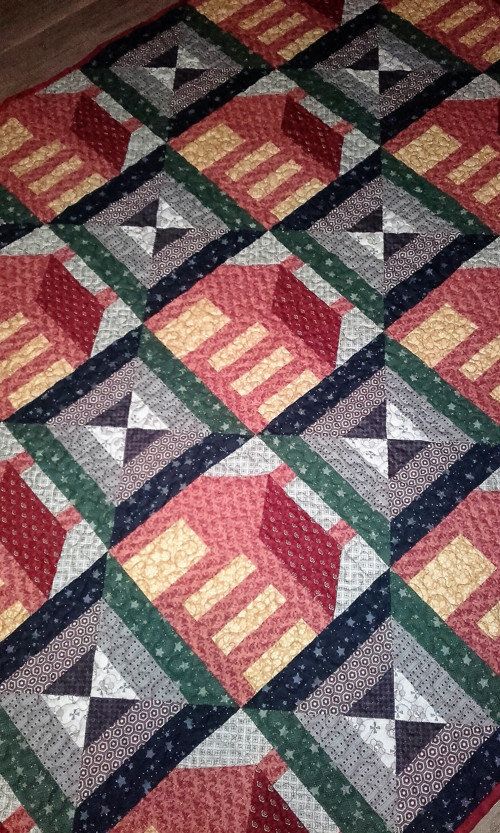 Patchworková deka - přikrývka - přehoz — foto 3