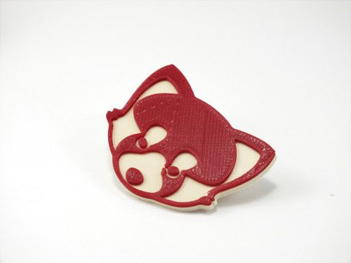 Panda červená ivory/ruby red — foto 4