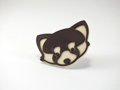 Panda červená ivory/chocolate brown — foto 3