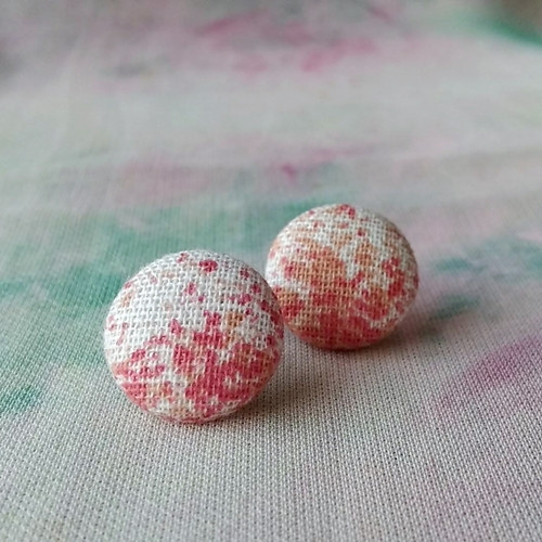 Náušnice buttonkové Kropenaté — foto 2
