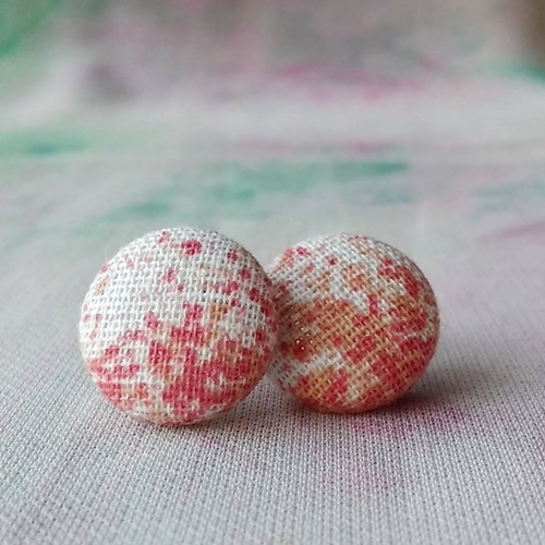 Náušnice buttonkové Kropenaté — foto 4