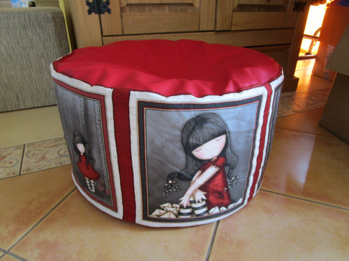 Velký puff sedák Gorjus 50 cm — foto 2