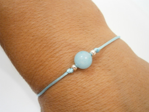 "Amazonit aqua" - decentní náramek s minerálem — foto 3