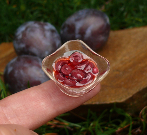 Švestkový kompot - Plum compote — foto 2