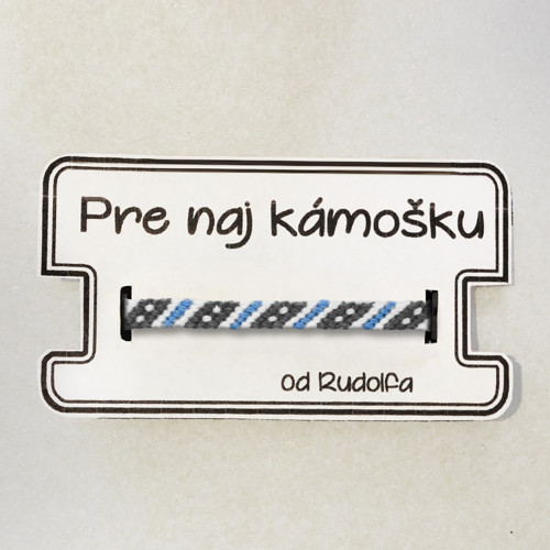 Šťastie 10 - pletený náramok — foto 2