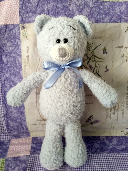 Háčkované hračky - medvídek (40 cm) — foto 3
