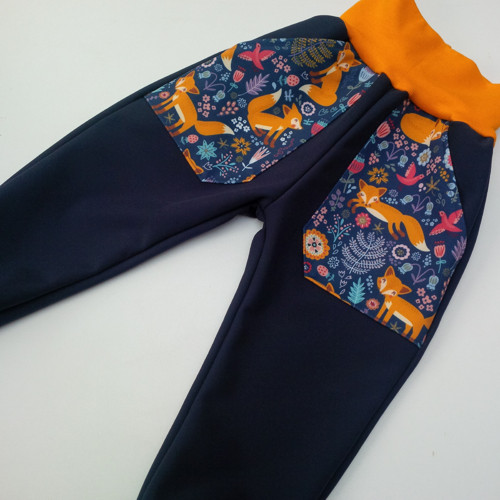 Softshell. kalhoty-kapsy LIŠTIČKY-vel.92 skladem — foto 3