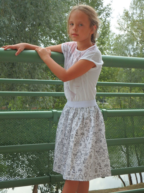 Sukýnka k vybarvení — foto 4