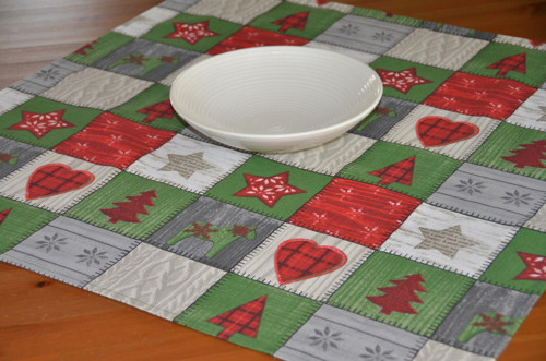 Vánoční patchwork (75x75 cm) — foto 3