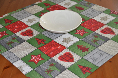 Vánoční patchwork (75x75 cm) — foto 5