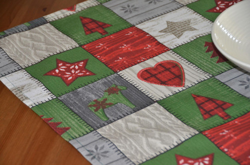 Vánoční patchwork (75x75 cm) — foto 6