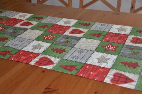 Vánoční patchwork - běhoun (150x50 cm) — foto 5