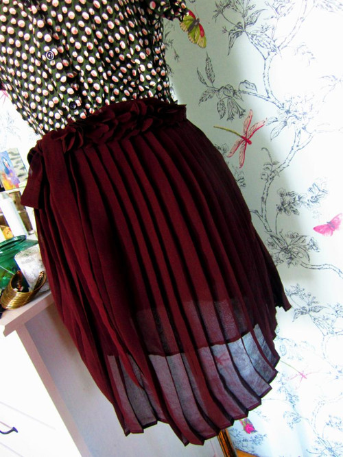 Sukénka violet plisé — foto 3