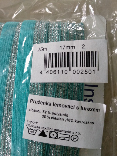 Pruženka s lurexem — foto 2