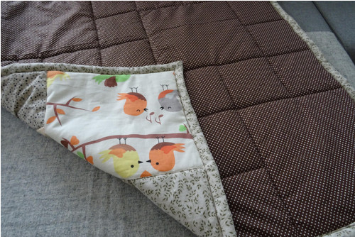 Patchwork deka dětská - s ptáčky — foto 4