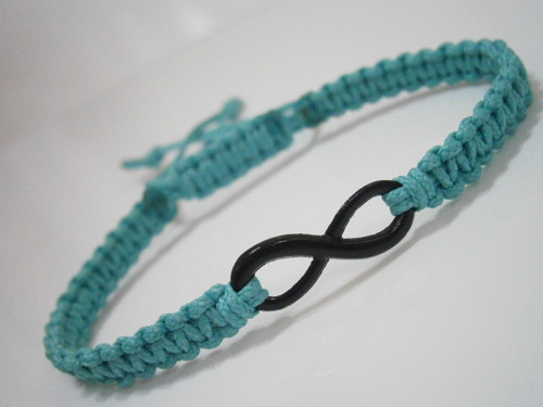 Infinity náramek - tyrkysový (Unisex) — foto 2
