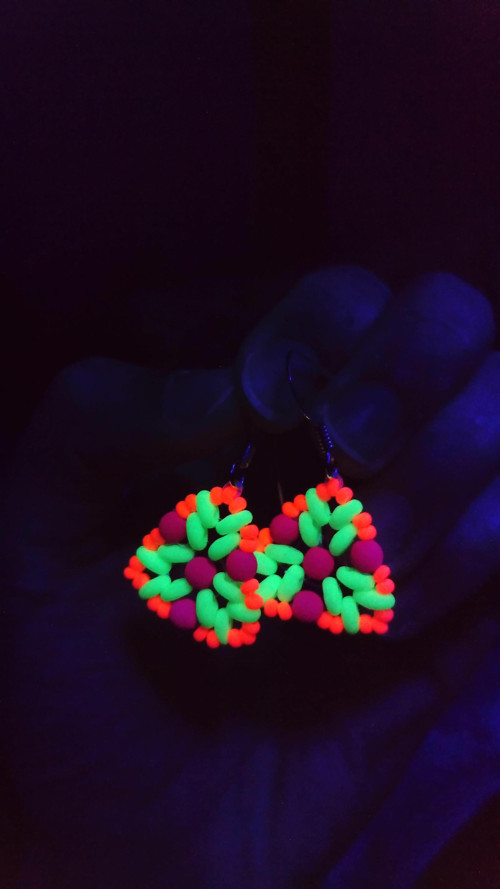 Náušnice UV Triangular — foto 3