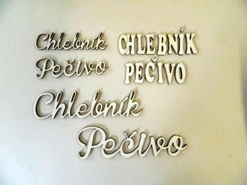 Nápisy - CHLEBNÍK, PEČIVO — foto 2