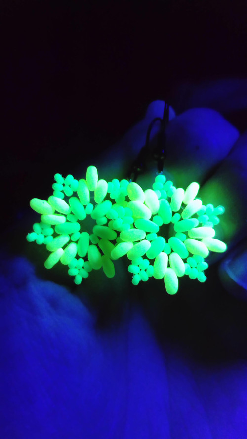 Náušnice UV Star Green-Yellow — foto 3