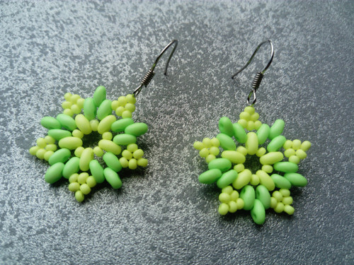 Náušnice UV Star Green-Yellow — foto 4