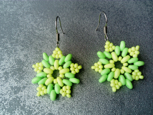 Náušnice UV Star Green-Yellow — foto 6