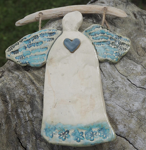 Anděl v tyrkysové a driftwood — foto 6