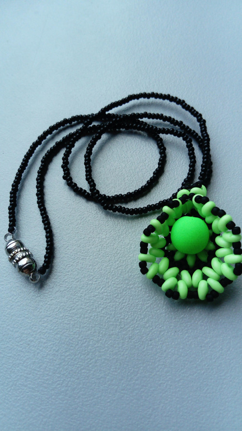 Náhrdelník UV Pearl Green — foto 5