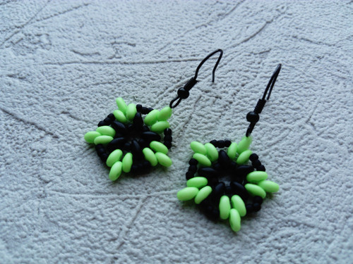 Náušnice UV Green Leafstar — foto 2