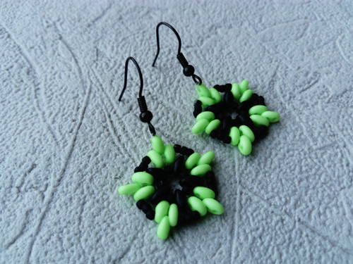 Náušnice UV Green Leafstar — foto 4