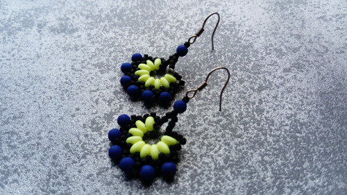 Náušnice UV Crescent Blue — foto 2