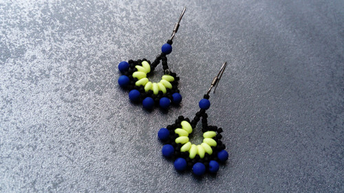 Náušnice UV Crescent Blue — foto 4