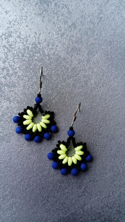 Náušnice UV Crescent Blue — foto 5