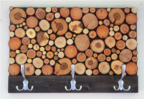 Nástěnný dřevěný věšák RUSTIC 3 — foto 2