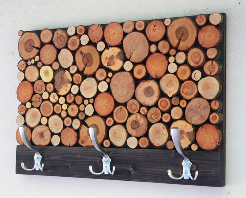 Nástěnný dřevěný věšák RUSTIC 3 — foto 3