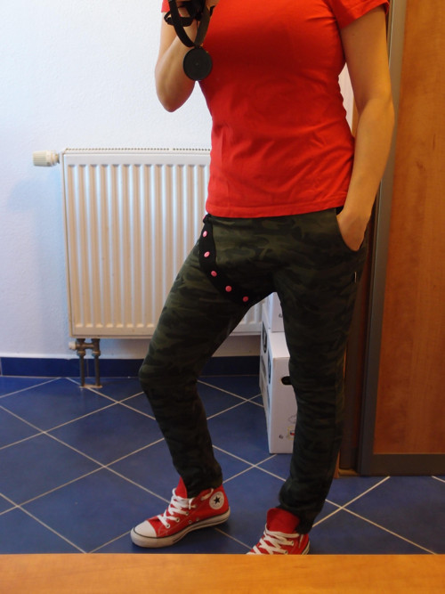 Slušivé baggy s druky — foto 2
