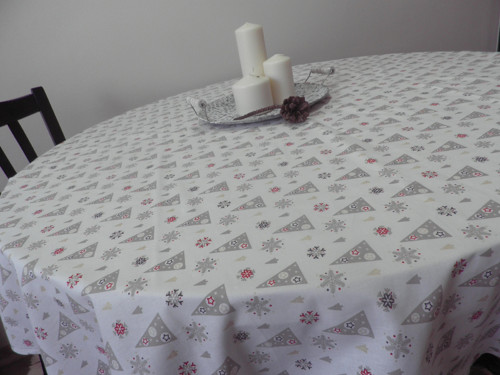 Vánoční kulatý ubrus — foto 2