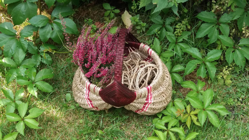Rámový košík bordo — foto 2
