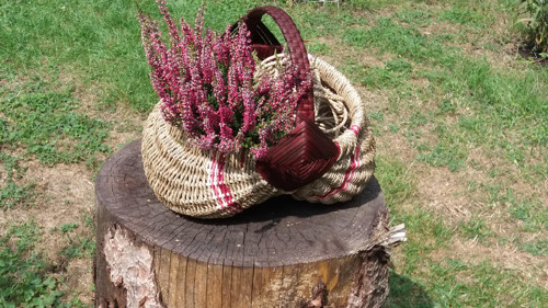 Rámový košík bordo — foto 4
