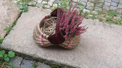 Rámový košík bordo — foto 5