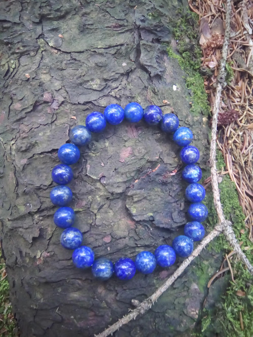 Náramek z lapis lazuli — foto 4