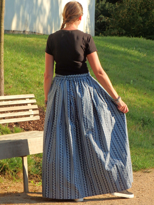 Propínací maxisukně - s květy — foto 5