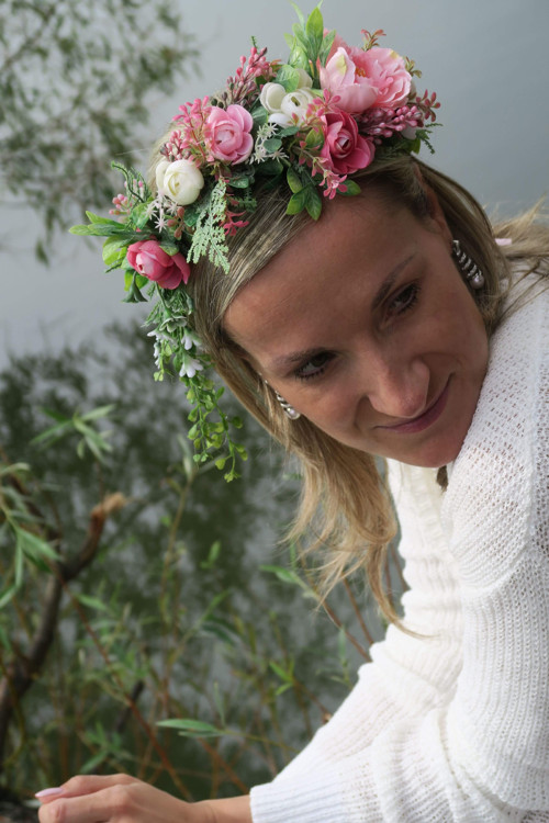 Věneček do vlasů Boho — foto 6