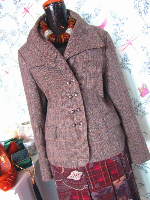 Sako tweed v dandy stylu — foto 2